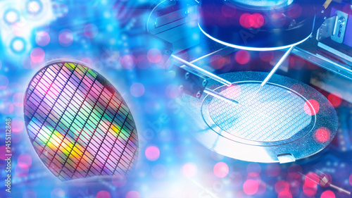 Tableau sur toile Production of microchips