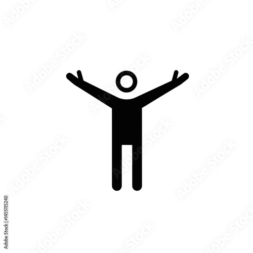 The modern icon of foosball in trendy flat style on white background