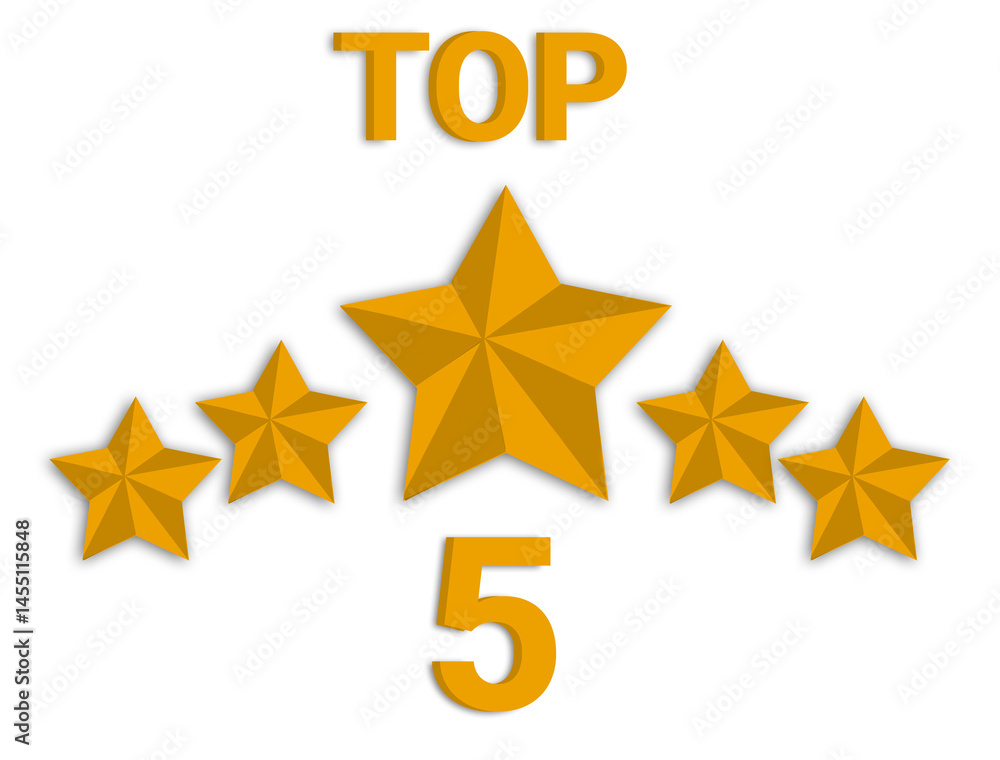 Five Points Focus: Abstract Number 5 and Shapes Png Five Points Focus: Abstract Number 5 and Shapes Png