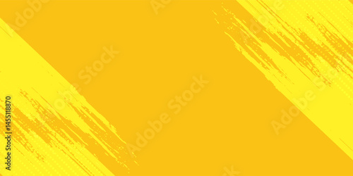 Yellow side hatch with halftone effect. Vintage pop art retro vector illustration