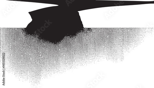 A dark textured surface receives a descending liquid drop.