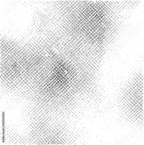 A solitary figure navigates a dense network of intersecting lines.