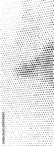 A seamless black and white gradient showcases a dense array of overlapping dots.