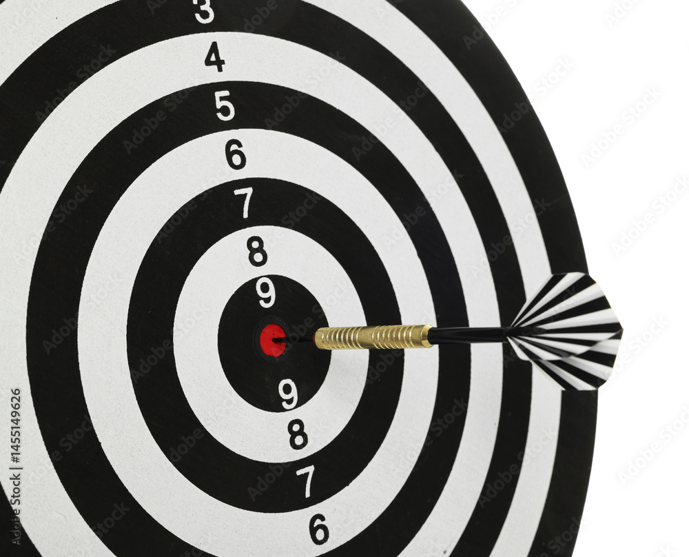 Targeting. Dart board with arrow isolated on white Targeting. Dart board with arrow isolated on white