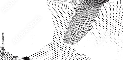 A hand gently touches a textured speckled surface.