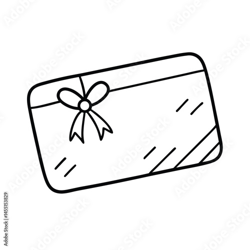 gift card with ribbon