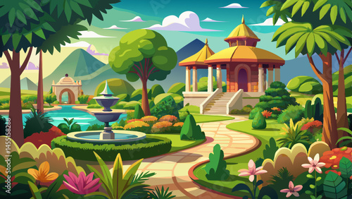 Magnificent landscape - Bahay gardens Very beautiful