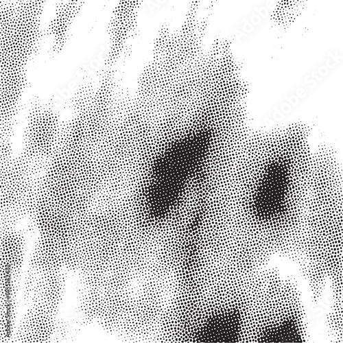 A grayscale portrait reveals a focused enigmatic face with dark eyes.