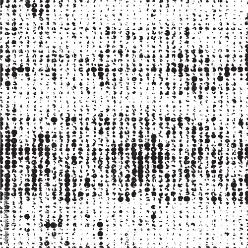 A seamless of densely scattered black dots against a white background.