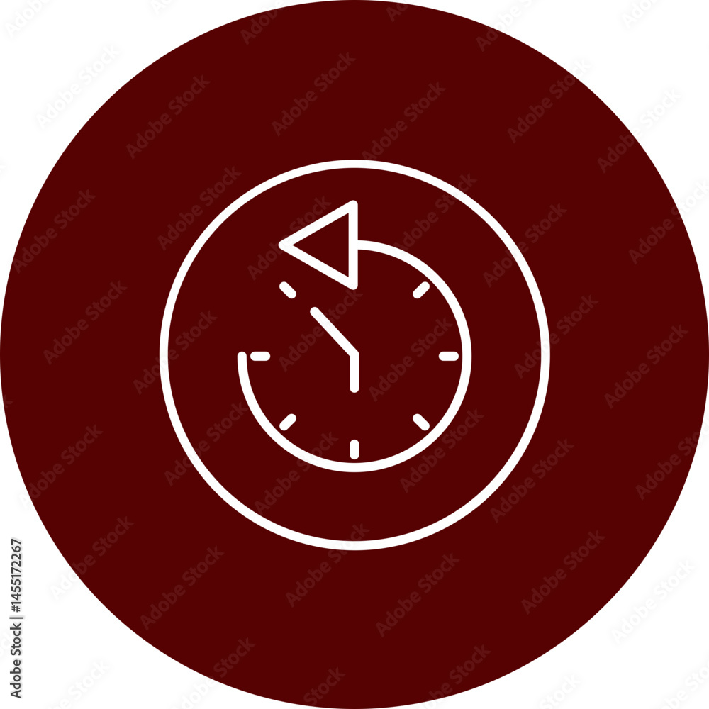 History Vector Line Icon Design History Vector Line Icon Design