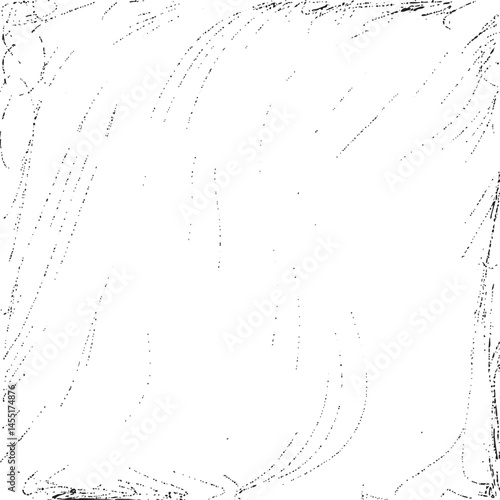 A grayscale depicts a large rounded shape with flowing lines emanating from its .