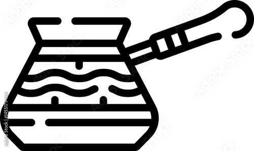 cezve illustration on a white background     