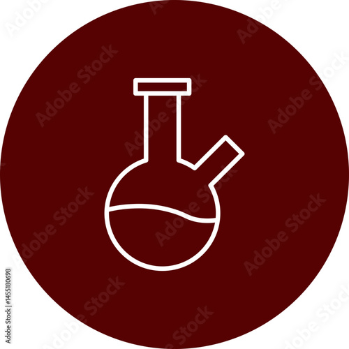 Bong Vector Line Brown Circle Icon Design