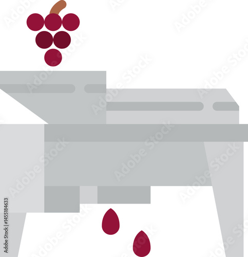 crushing illustration on a white background     