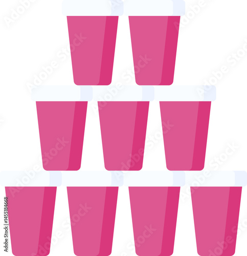 cups (2) illustration on a white background     