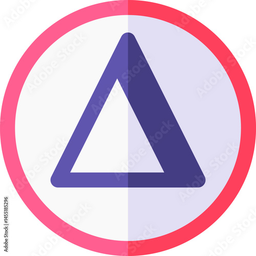 delta illustration on a white background     