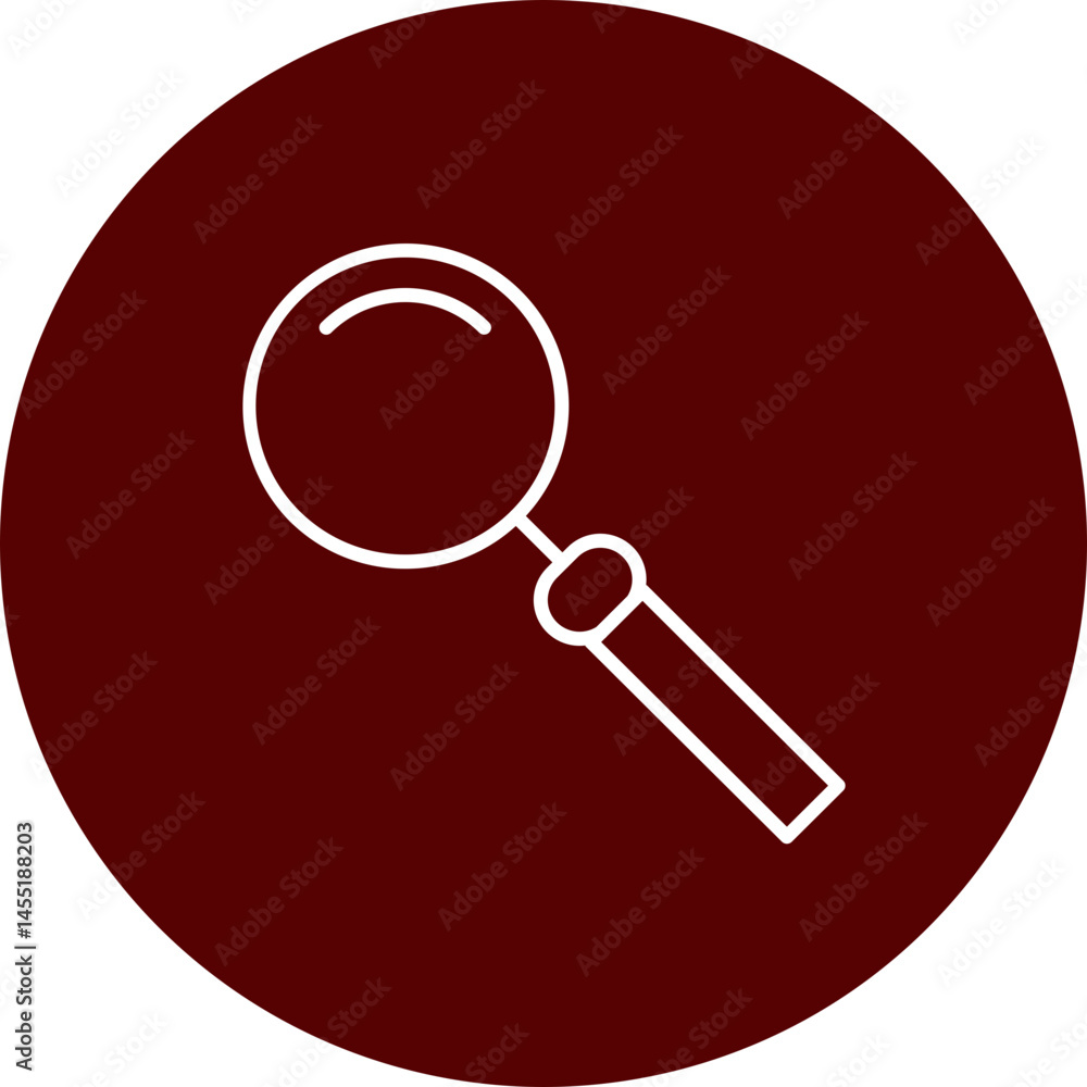 Search Vector Line Brown Circle Icon Design Search Vector Line Brown Circle Icon Design