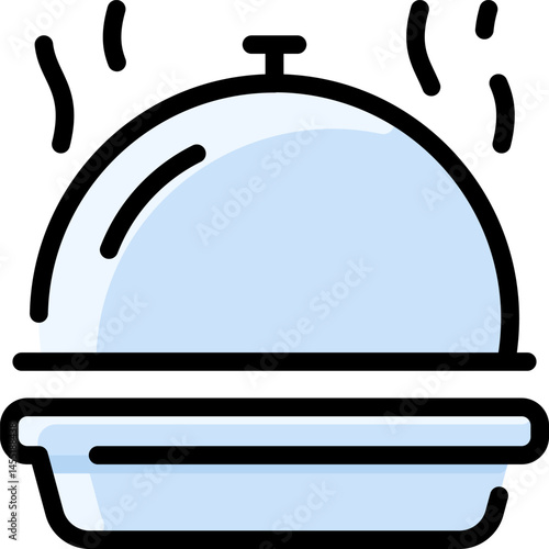 food tray (2) illustration on a white background     
