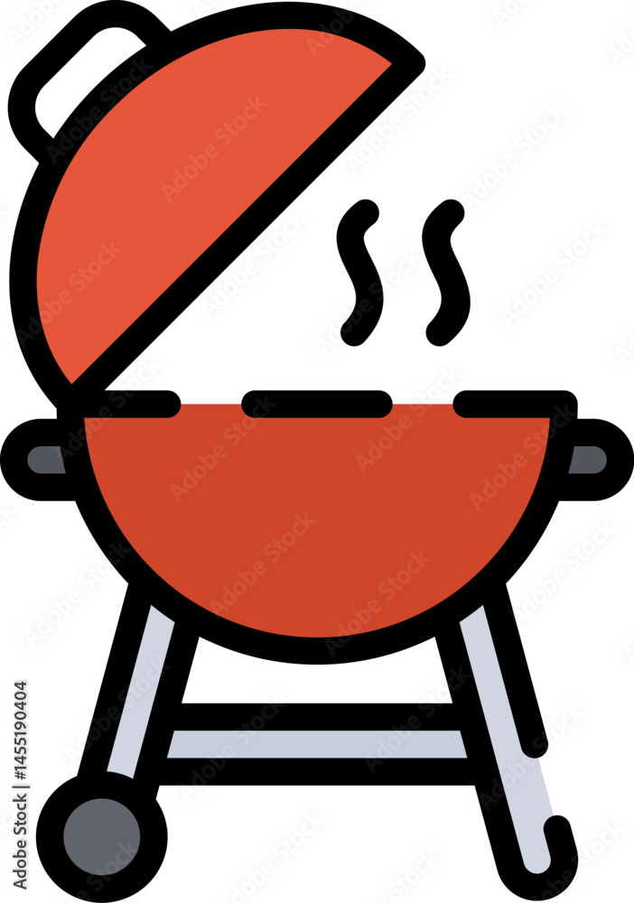 grill (2) illustration on a white background grill (2) illustration on a white background