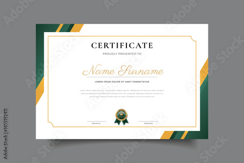 certificate template design