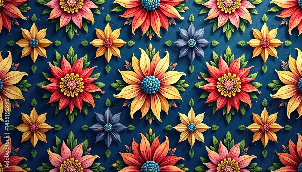 Intricate floral damask wallpaper, elegant repeating design , graphics, retro Intricate floral damask wallpaper, elegant repeating design , graphics, retro