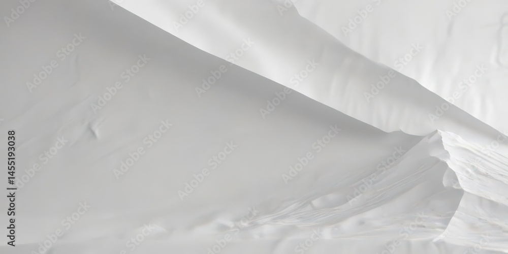 Fototapeta premium Subtle creases texture white poster background, paper texture, space