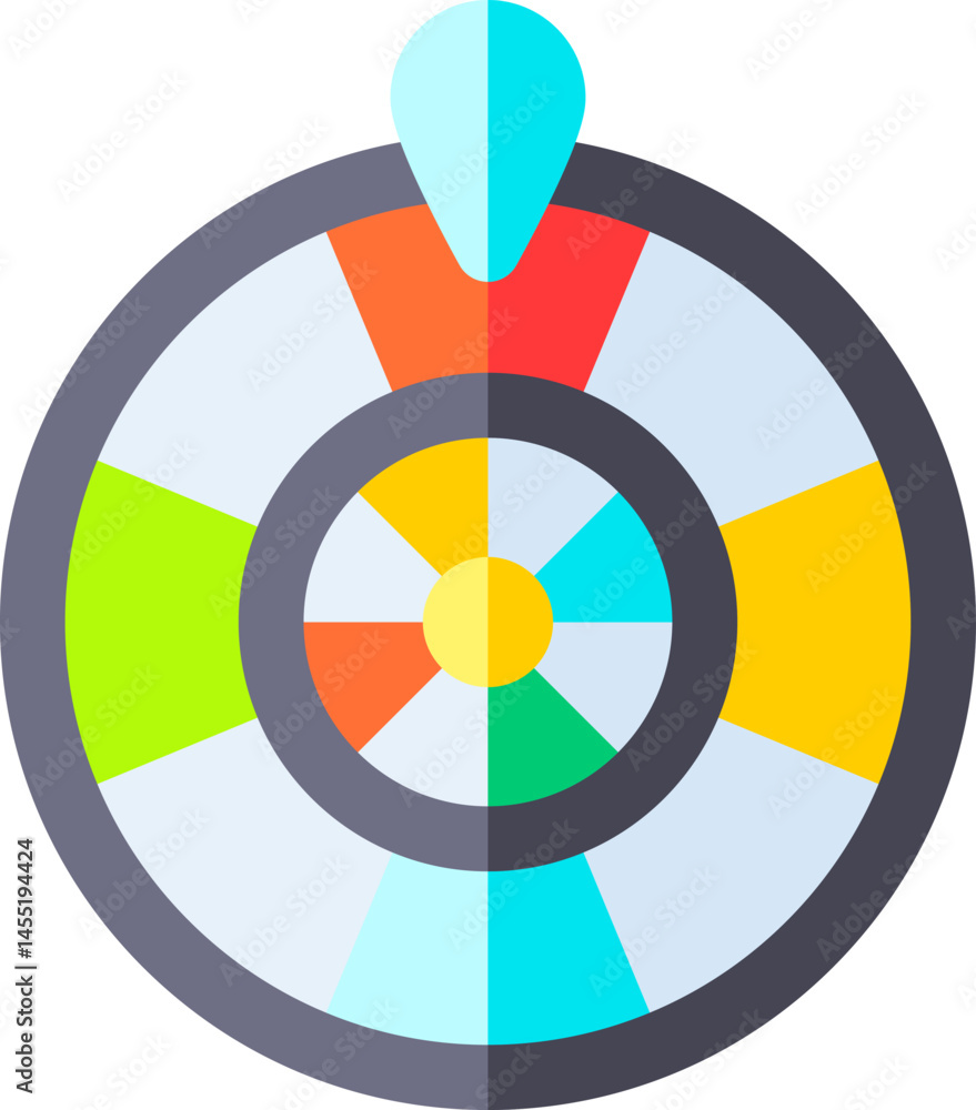 lottery illustration on a white background lottery illustration on a white background