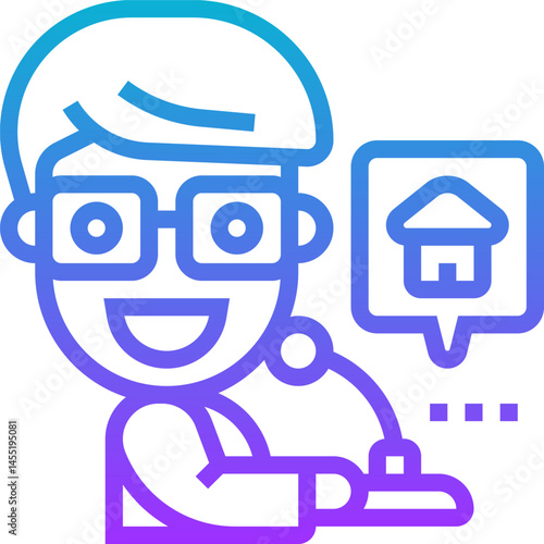 mayor illustration on a white background     