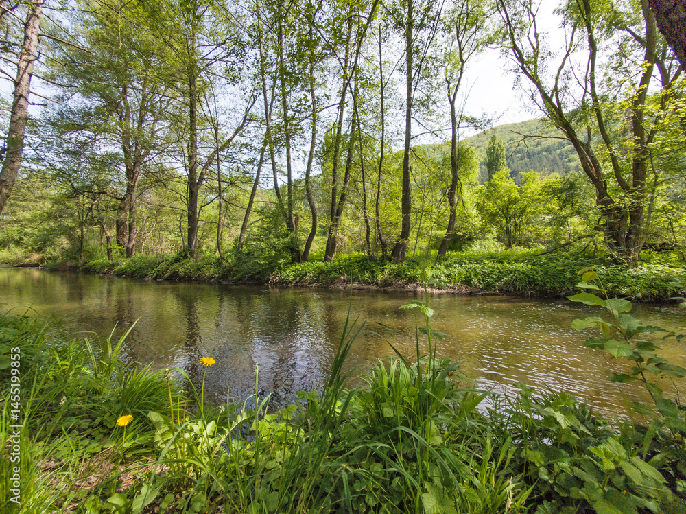 Iskar river near Pancharevo lake, Bulgaria
