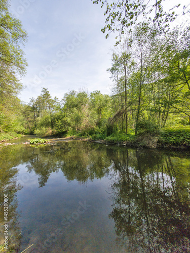 Iskar river near Pancharevo lake, Bulgaria