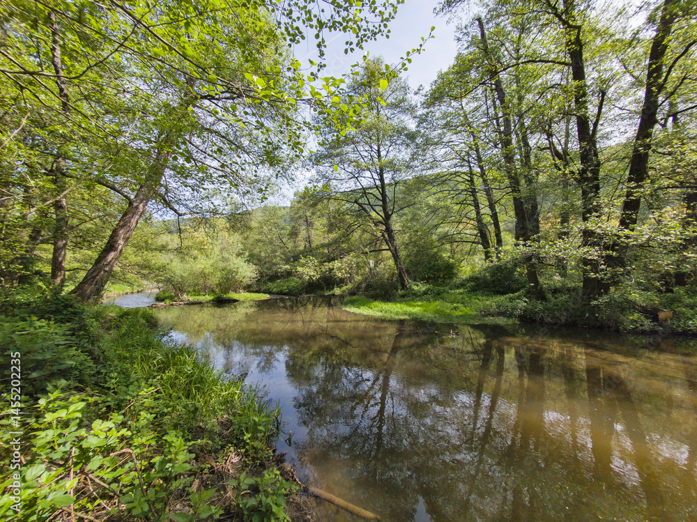 Iskar river near Pancharevo lake, Bulgaria