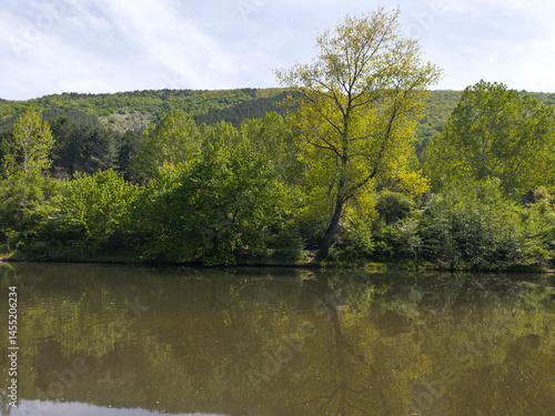 Obraz na płótnie Iskar river near Pancharevo lake, Bulgaria w salonie