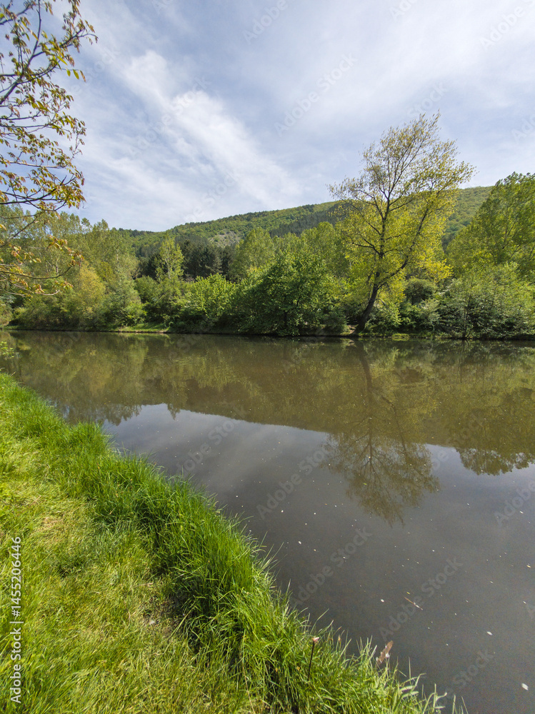 Iskar river near Pancharevo lake, Bulgaria