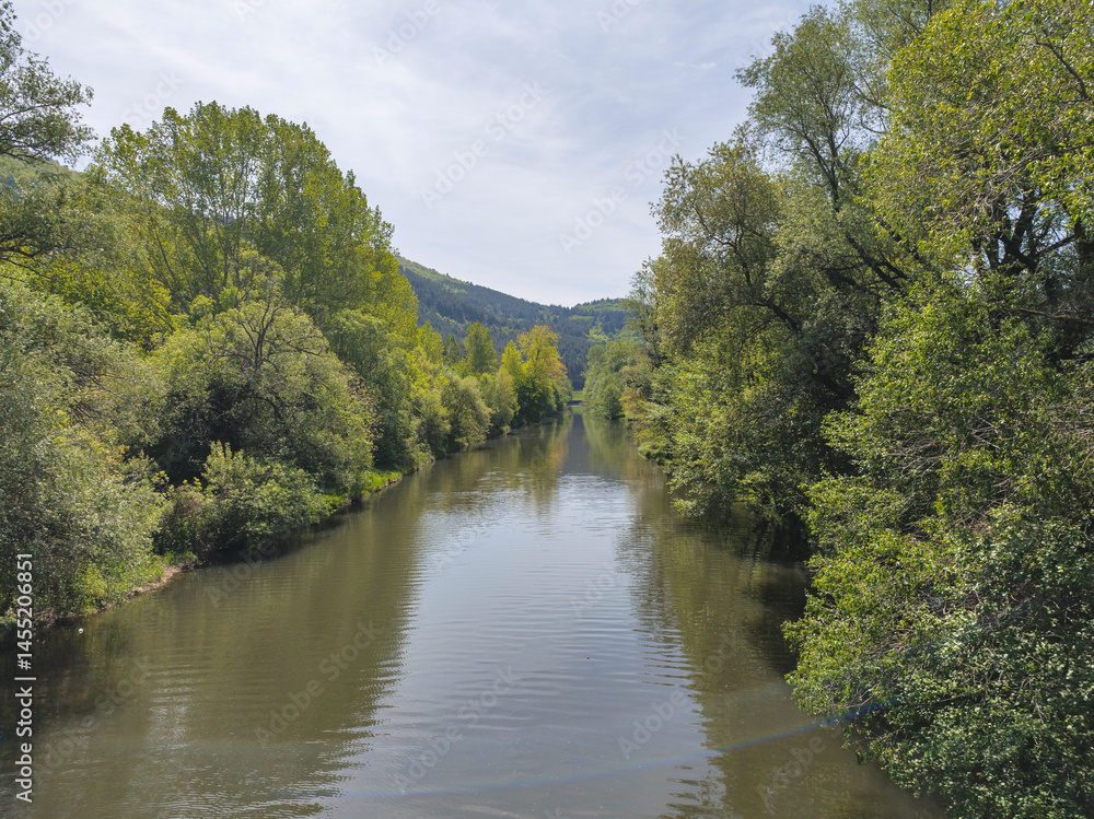Iskar river near Pancharevo lake, Bulgaria