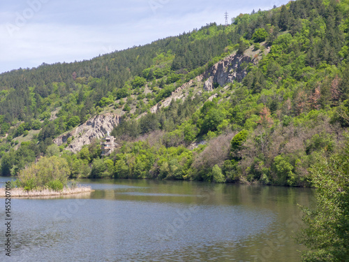 Obraz na płótnie Iskar river near Pancharevo lake, Bulgaria w salonie