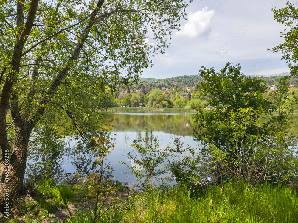 Iskar river near Pancharevo lake, Bulgaria