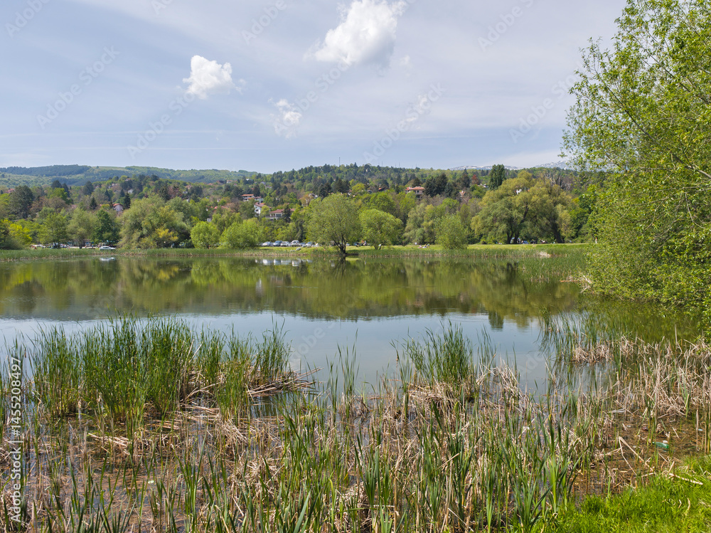 Iskar river near Pancharevo lake, Bulgaria