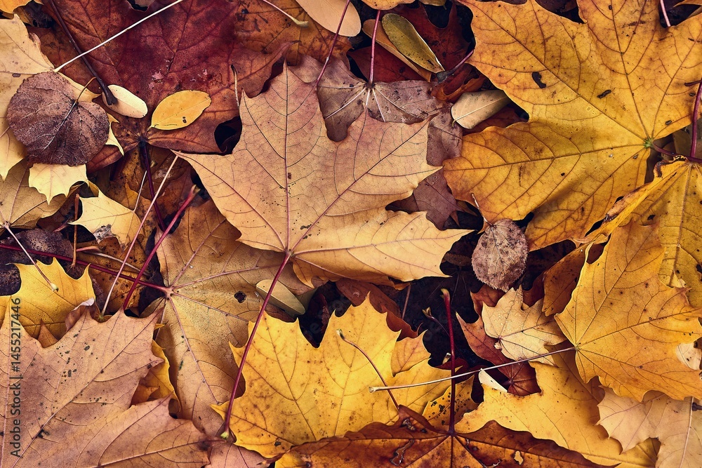 Fallen autumn leaves Fallen autumn leaves