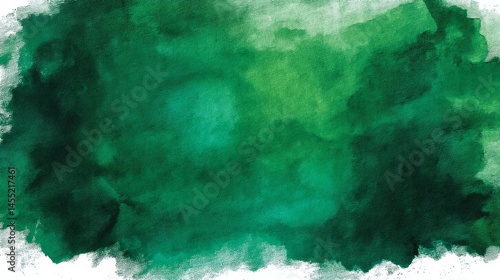 Deep green watercolor background