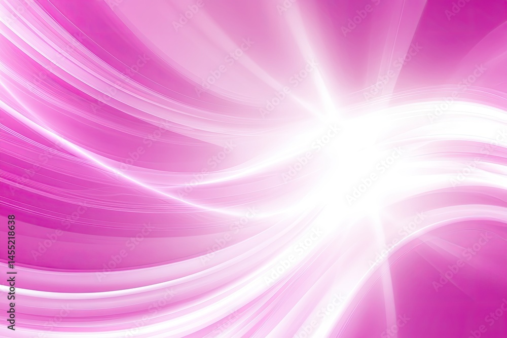 Abstract vibrant pink and white design with swirling, luminous lines radiating from a central point. A dynamic and glowing background Abstract vibrant pink and white design with swirling, luminous lines radiating from a central point. A dynamic and glowing background