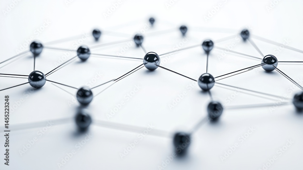 Network of interconnected spheres (1) Network of interconnected spheres (1)