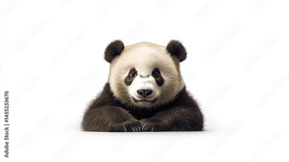 Obraz premium Cute panda portrait