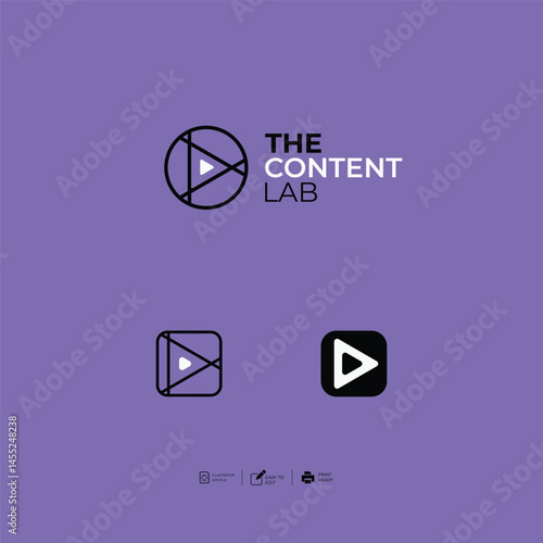 Logo template design ideas vector