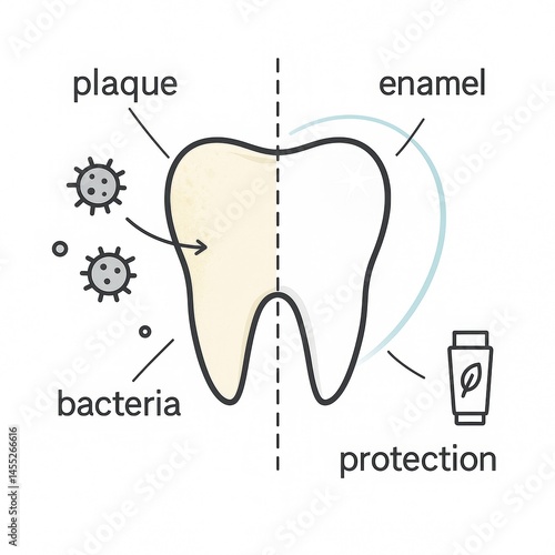 Protecting enamel from plaque and bacteria, organic toothpaste keeps teeth healthy and white while promoting excellent oral hygiene and preventing dental issues for a brighter smile