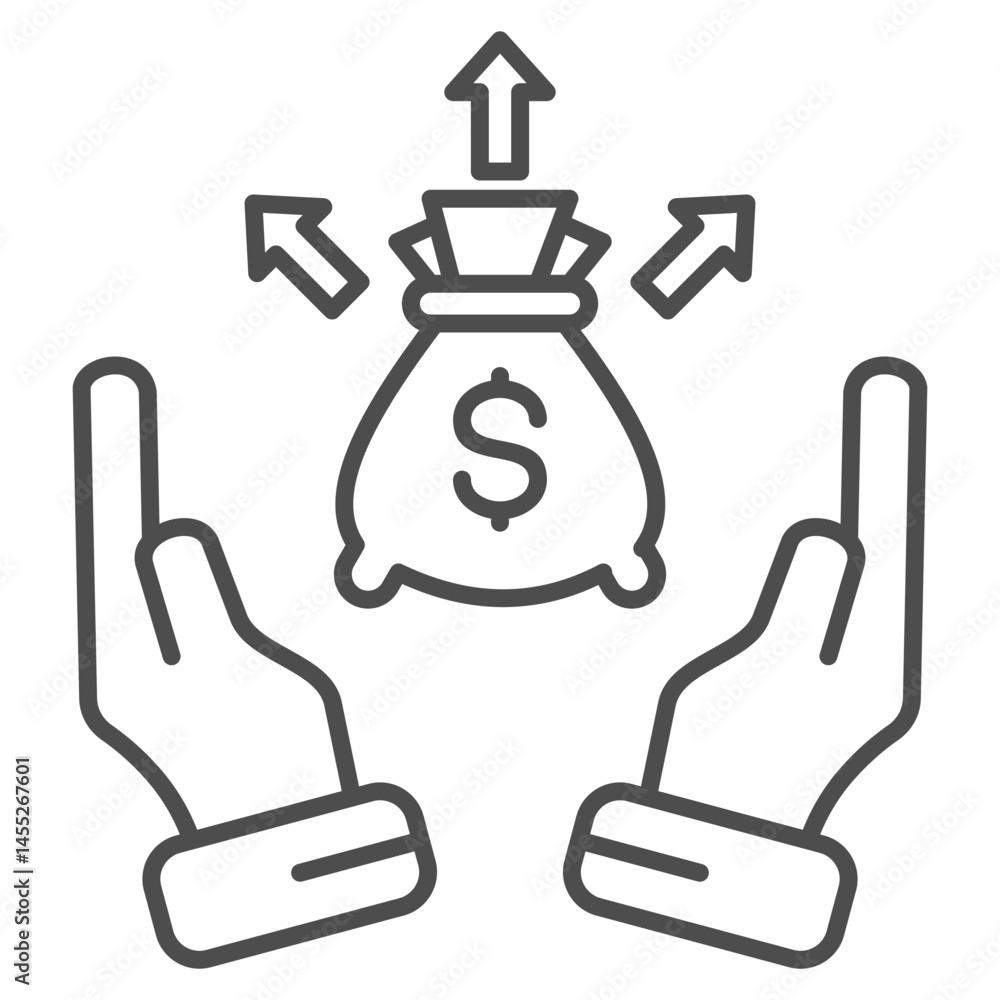 Investment Icon Line Element For Design Investment Icon Line Element For Design