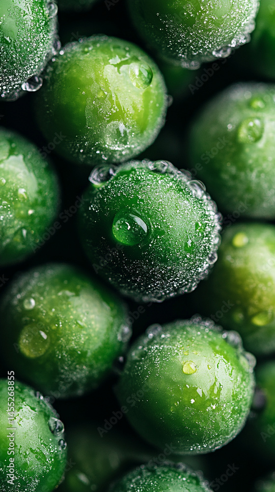 Frozen green peas densely packed to fill the entire frame, creating a seamless bright green background symbolizing freshness, nutrition, simplicity, and natural abundance in daily life.
Frozen green peas densely packed to fill the entire frame, creating a seamless bright green background symbolizing freshness, nutrition, simplicity, and natural abundance in daily life.