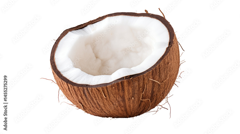 Coconut on transparent background Coconut on transparent background