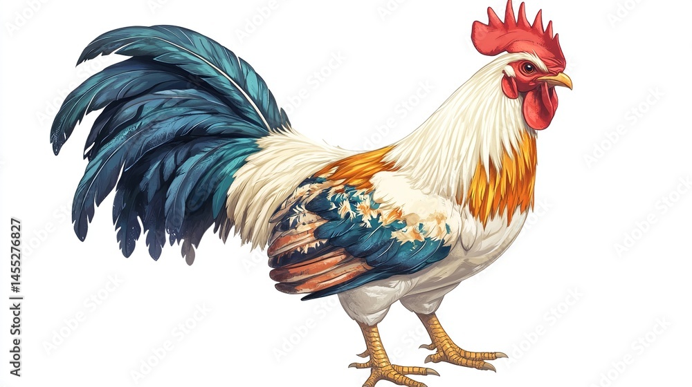 Fototapeta premium Rooster illustration