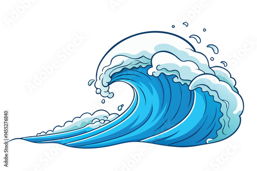 Iconic Teahupoo wave curling with tremendous force, renowned for its surfing appeal, featuring a breathtaking ocean view and perfect barrel formation