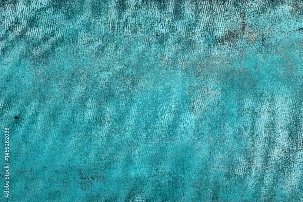 Obraz premium Textured turquoise background with a rustic feel.